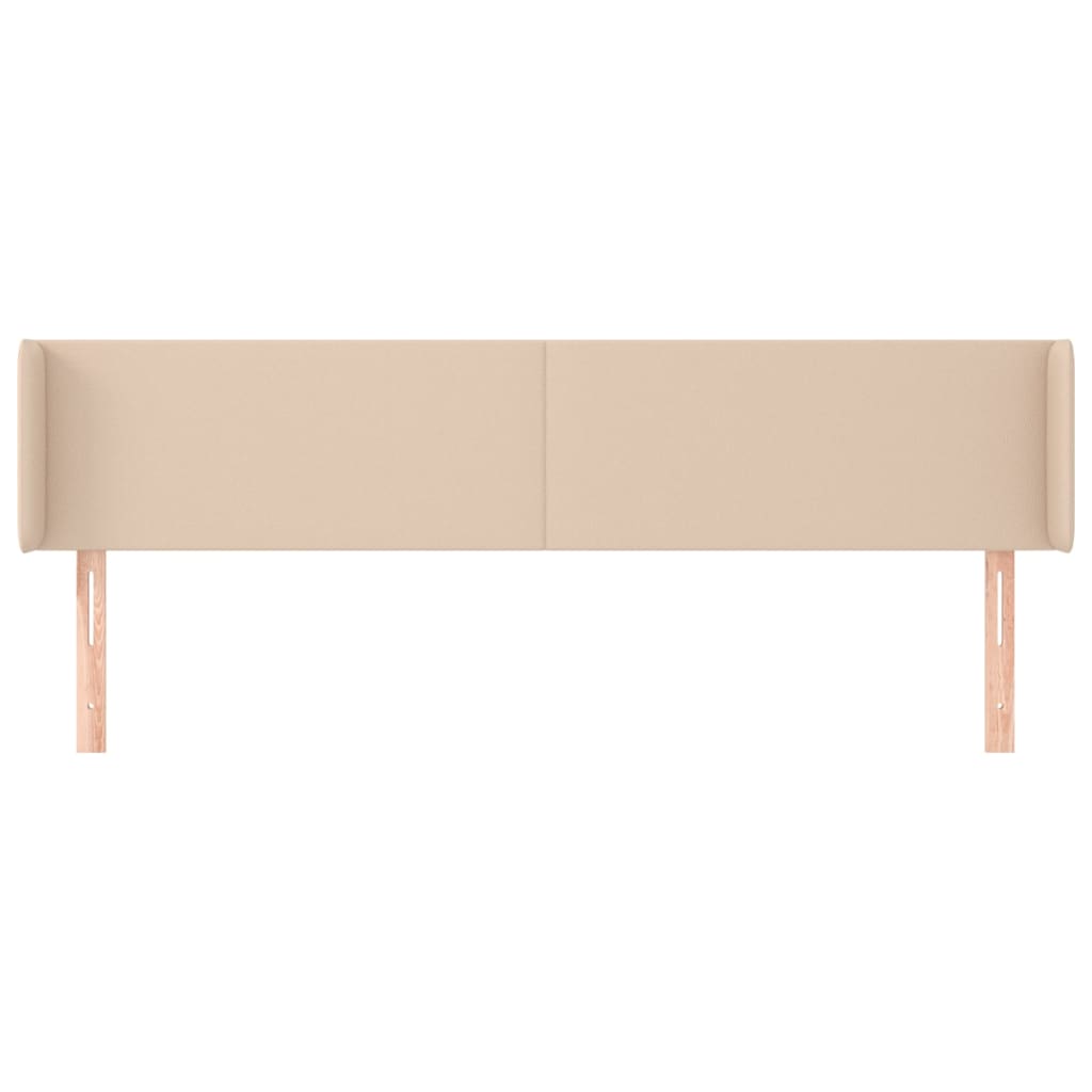 Tête de lit avec oreilles Cappuccino 203x16x78/88 cm Similicuir - XIOS