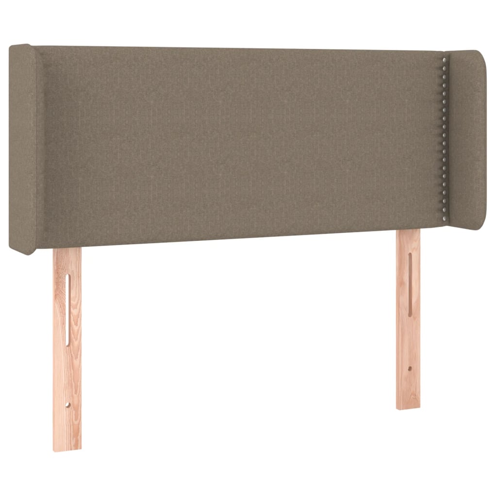 Tête de lit avec oreilles Taupe 93x16x78/88 cm Tissu - XIOS