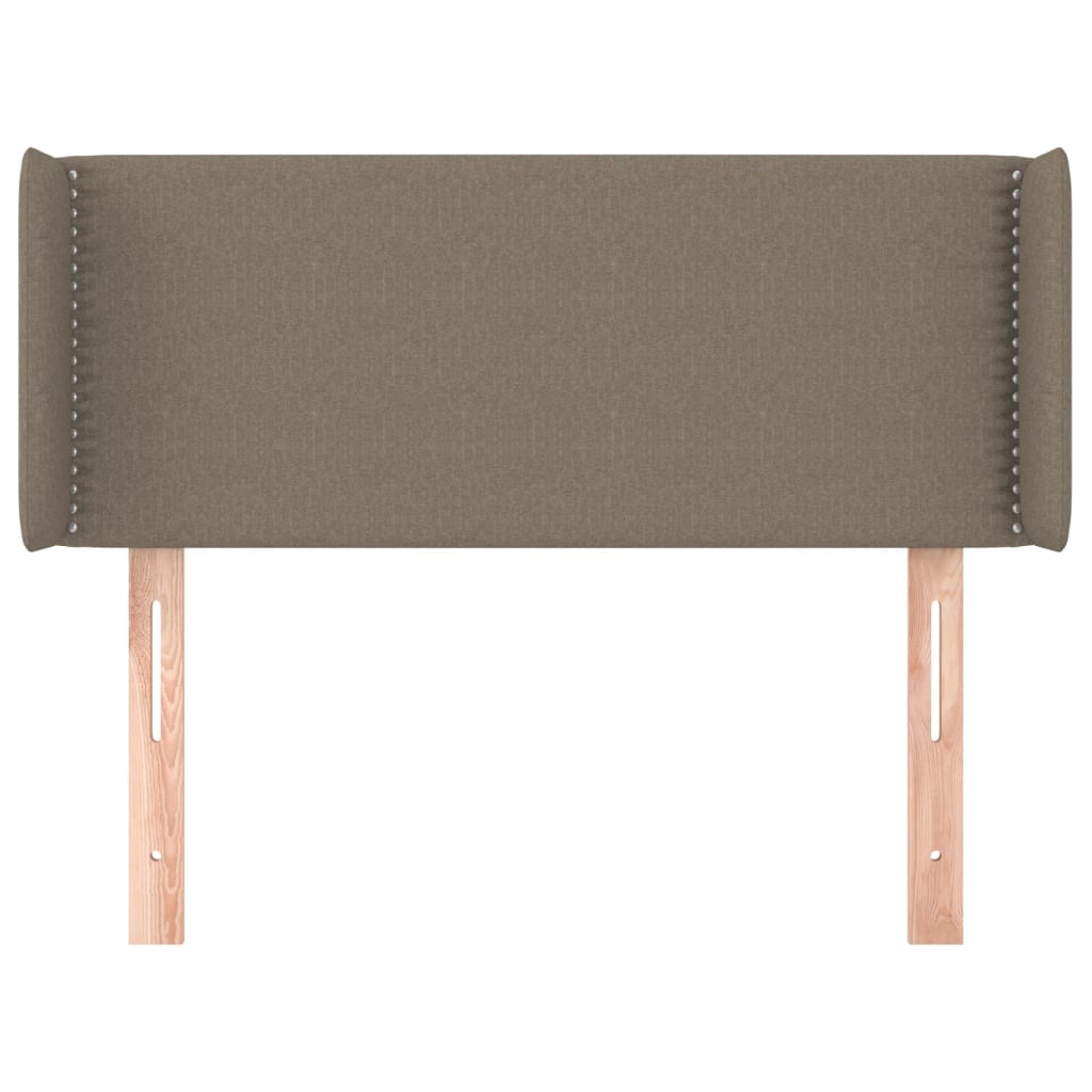 Tête de lit avec oreilles Taupe 93x16x78/88 cm Tissu - XIOS