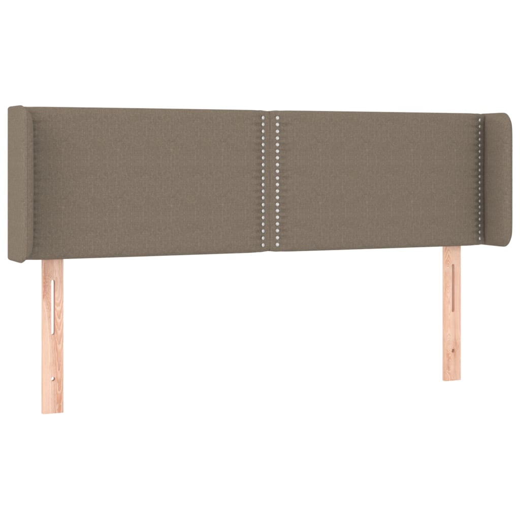 Tête de lit avec oreilles Taupe 147x16x78/88 cm Tissu - XIOS