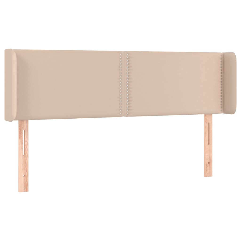 Tête de lit avec oreilles Cappuccino 147x16x78/88 cm Similicuir - XIOS