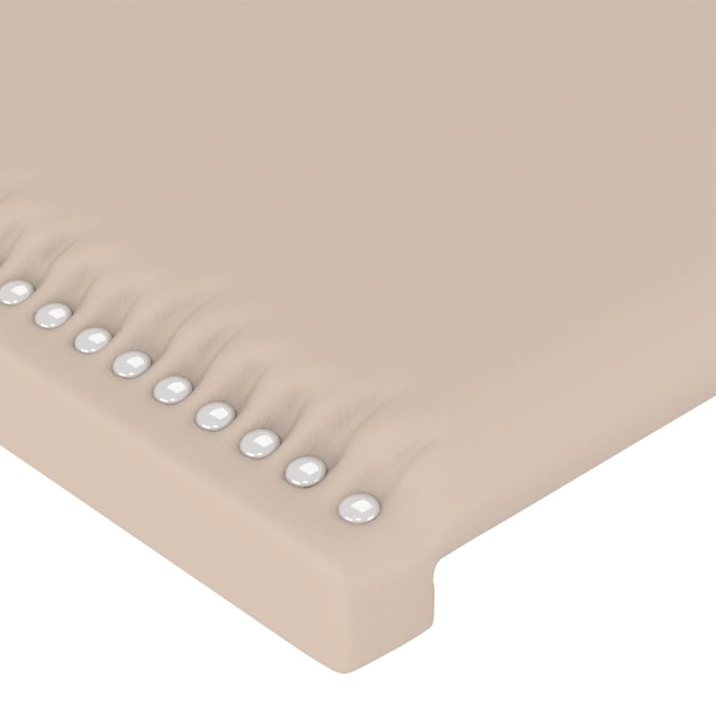 Tête de lit avec oreilles Cappuccino 147x16x78/88 cm Similicuir - XIOS