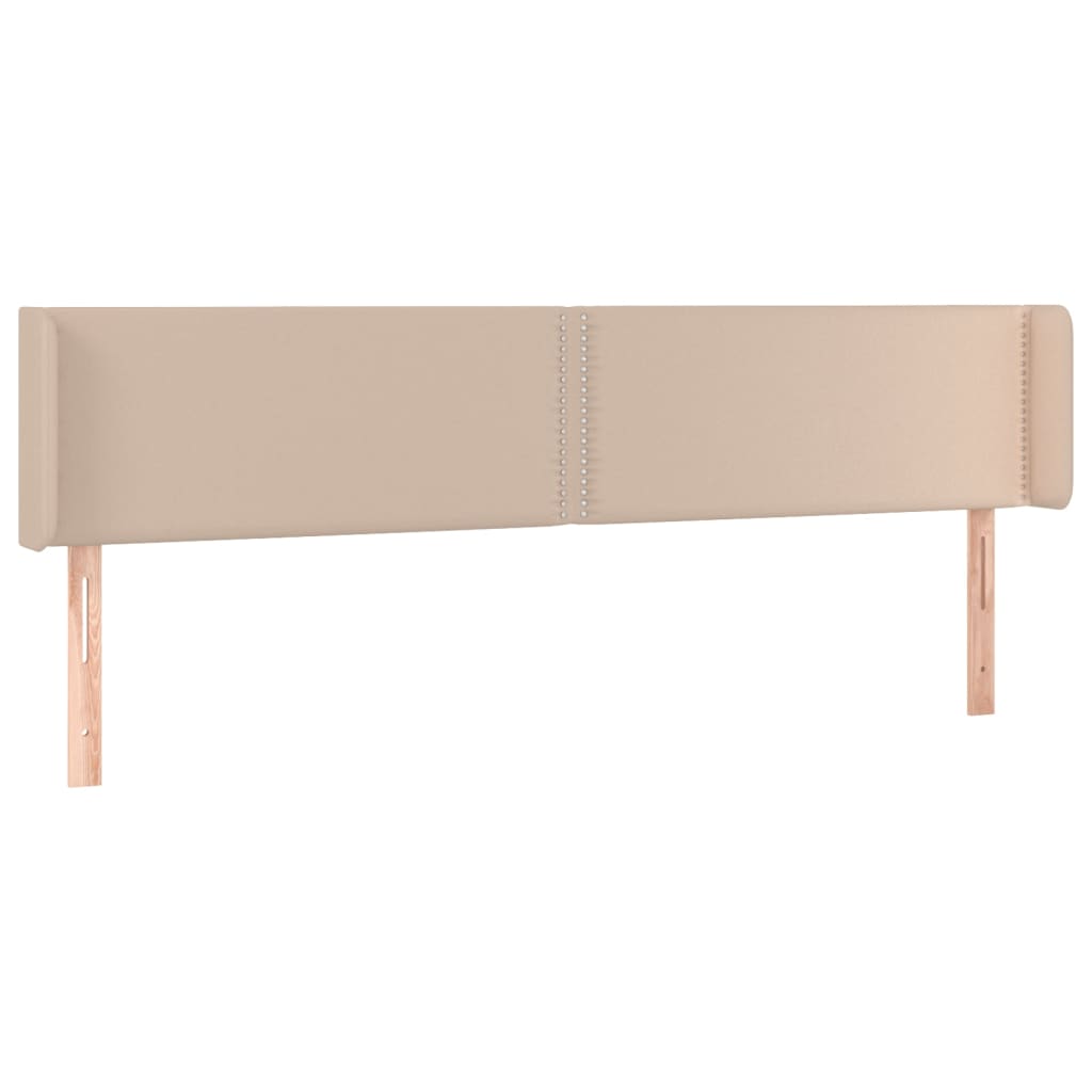 Tête de lit avec oreilles Cappuccino 183x16x78/88 cm Similicuir - XIOS
