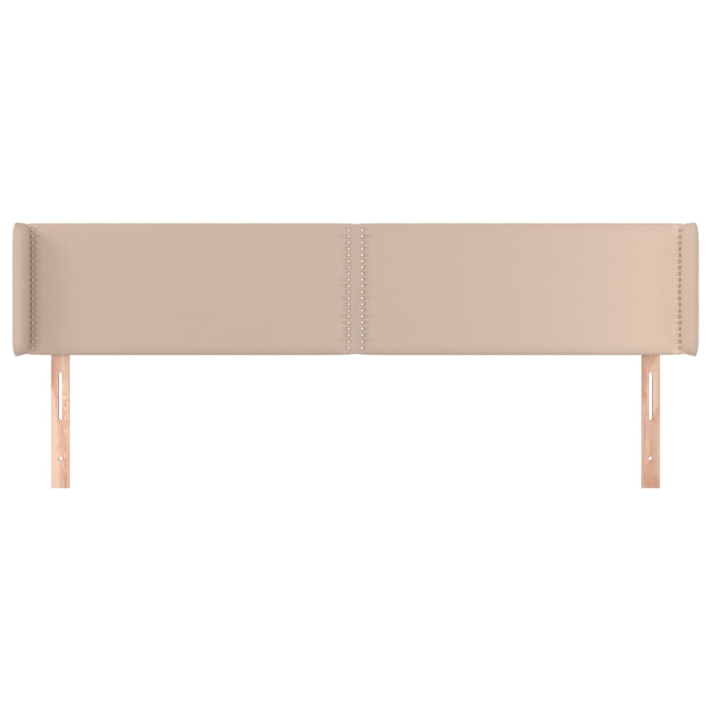 Tête de lit avec oreilles Cappuccino 183x16x78/88 cm Similicuir - XIOS
