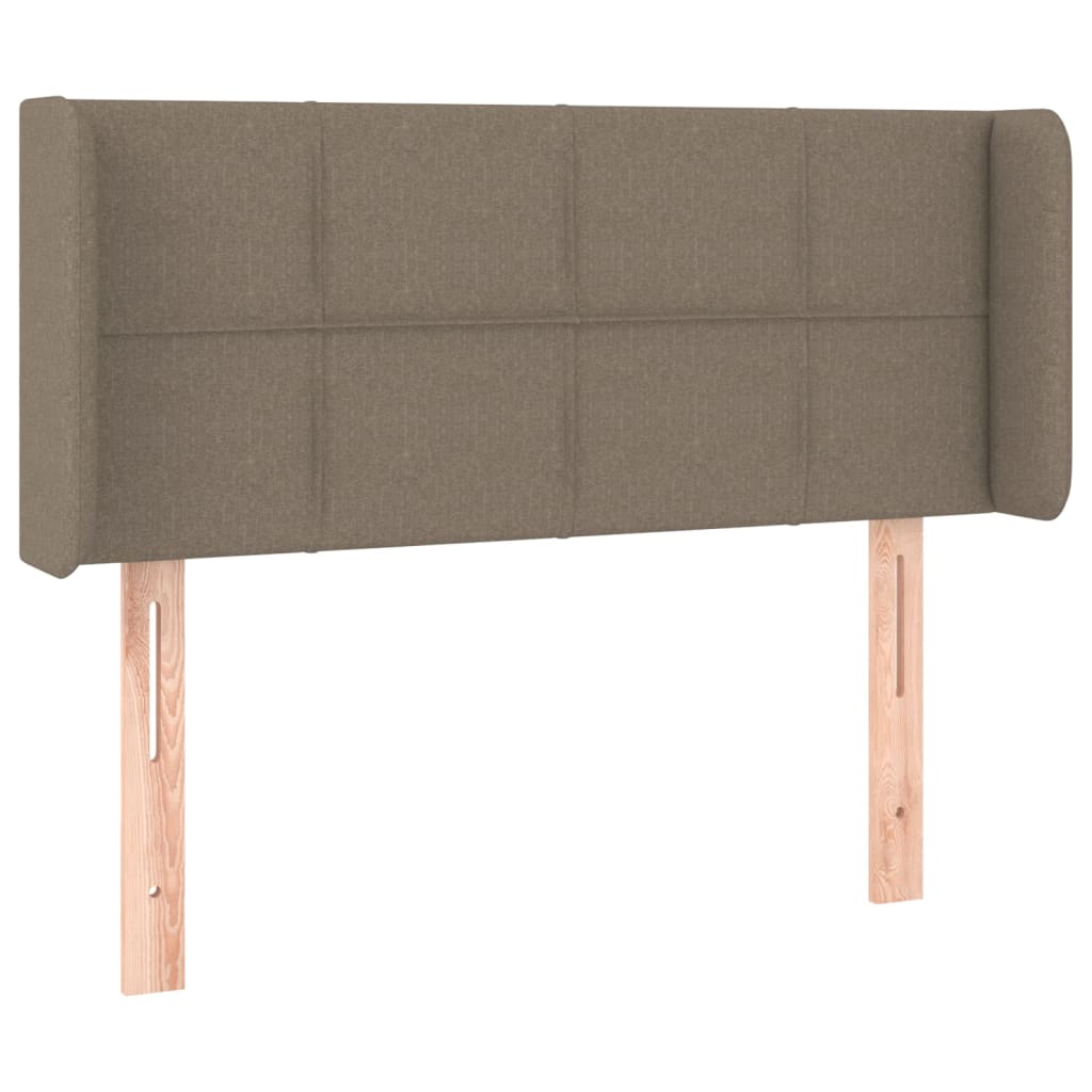 Tête de lit avec oreilles Taupe 83x16x78/88 cm Tissu - XIOS
