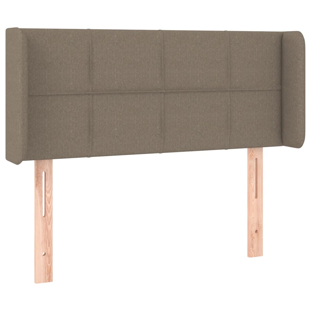 Tête de lit avec oreilles Taupe 93x16x78/88 cm Tissu - XIOS