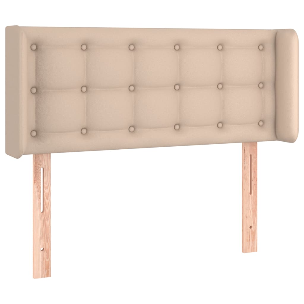 Tête de lit avec oreilles Cappuccino 103x16x78/88 cm Similicuir - XIOS
