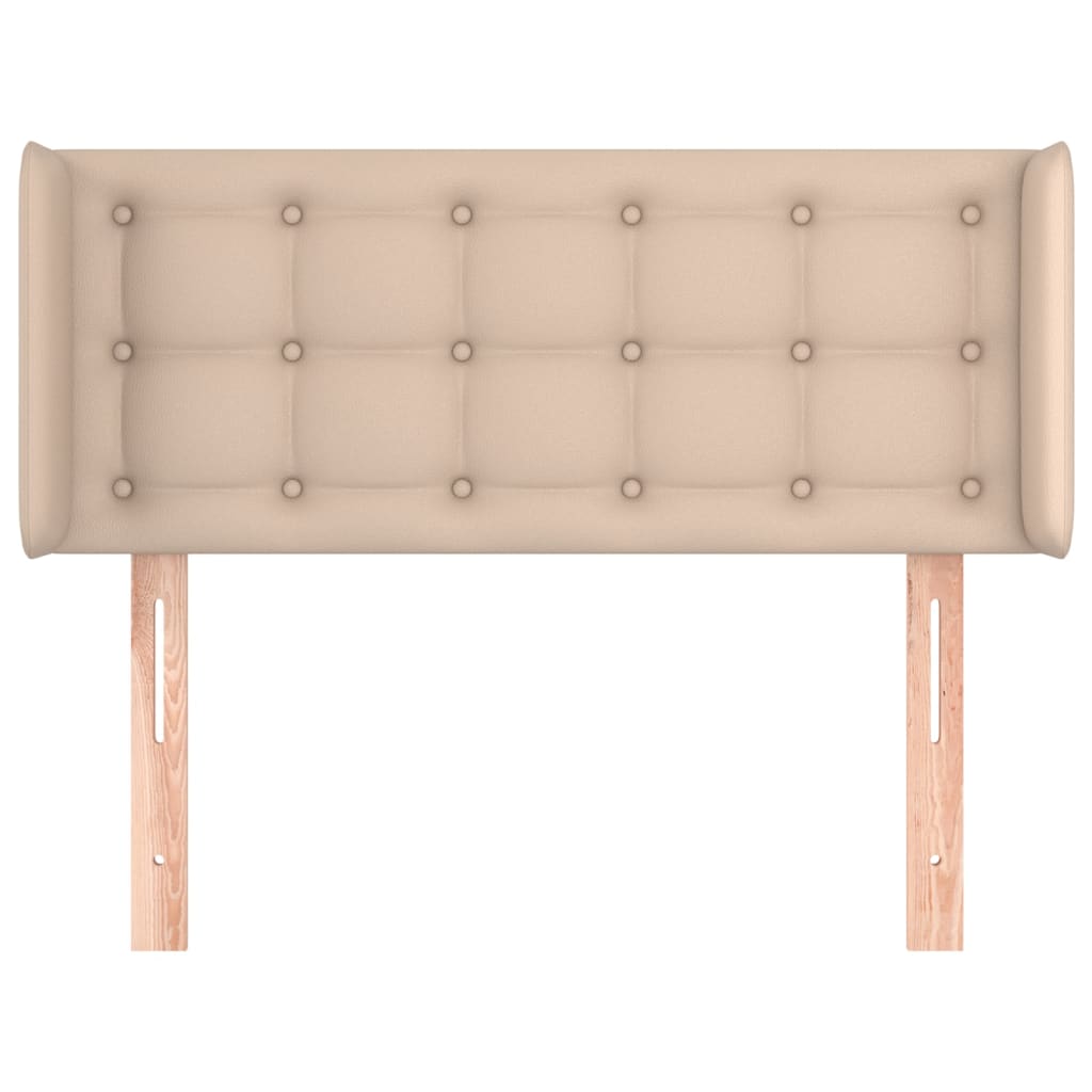 Tête de lit avec oreilles Cappuccino 103x16x78/88 cm Similicuir - XIOS
