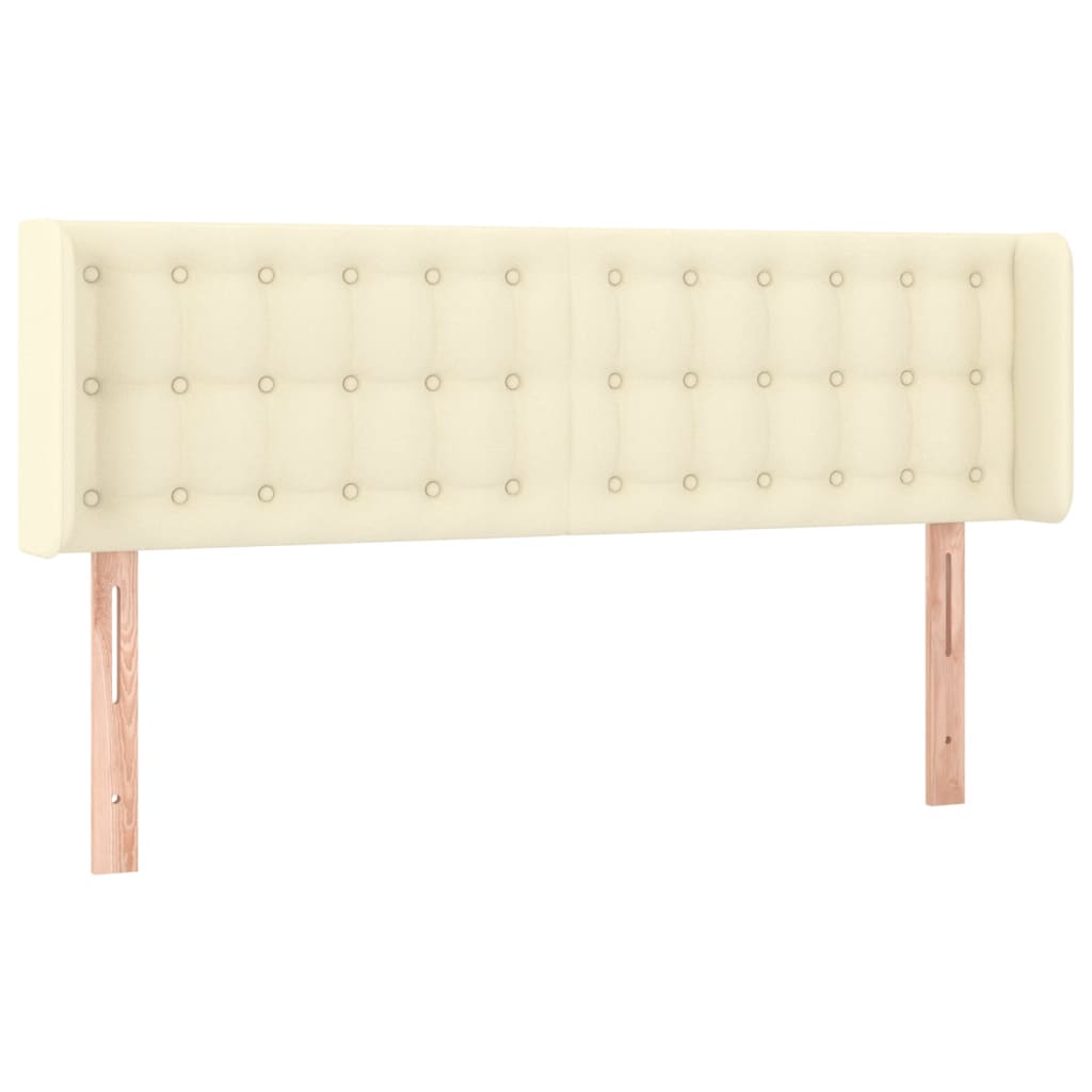 Tête de lit avec oreilles Crème 147x16x78/88 cm Similicuir - XIOS