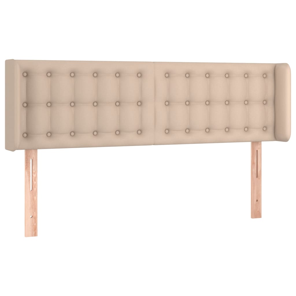 Tête de lit avec oreilles Cappuccino 147x16x78/88 cm Similicuir - XIOS