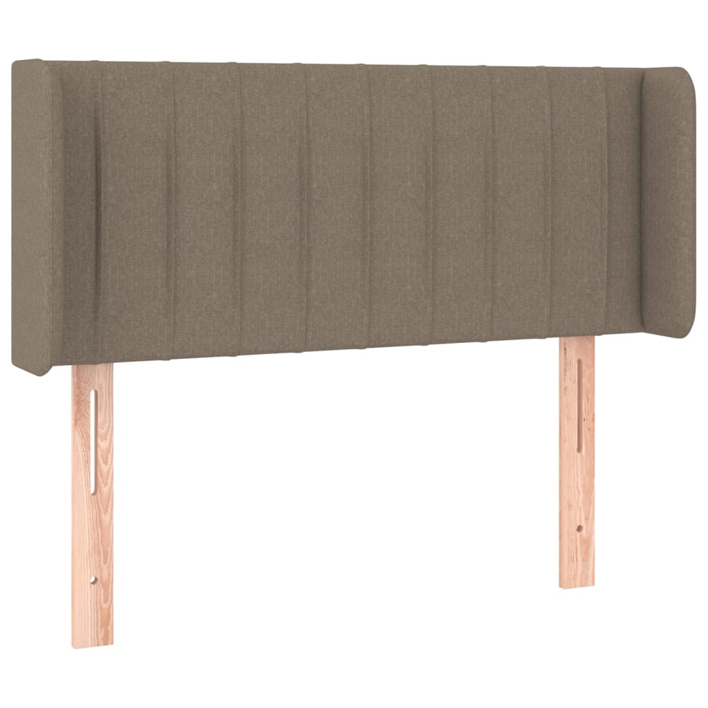 Tête de lit avec oreilles Taupe 83x16x78/88 cm Tissu - XIOS