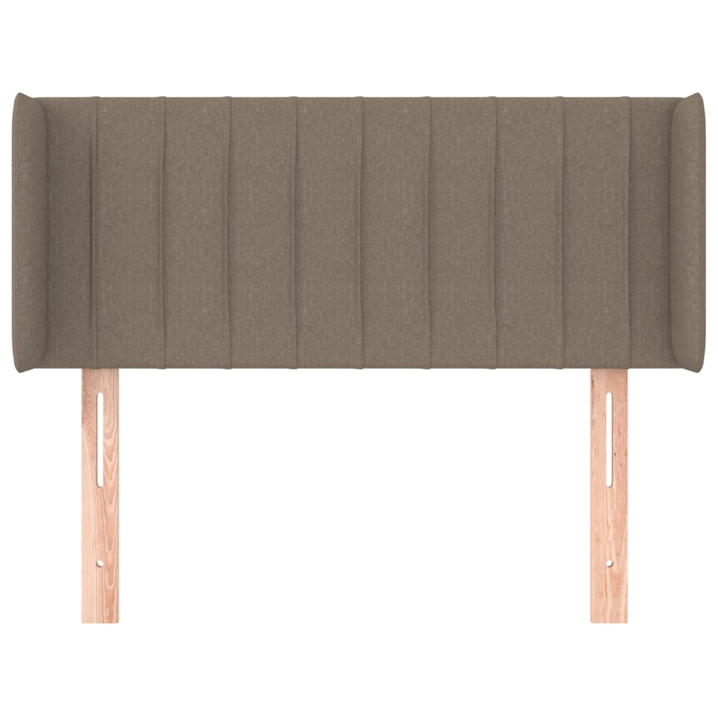 Tête de lit avec oreilles Taupe 103x16x78/88 cm Tissu - XIOS