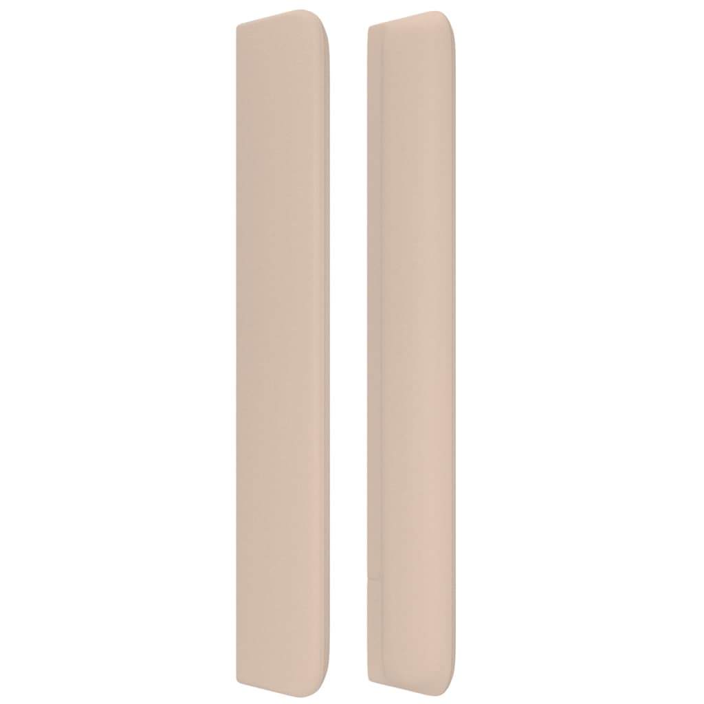 Tête de lit avec oreilles Cappuccino 93x16x118/128cm Similicuir - XIOS