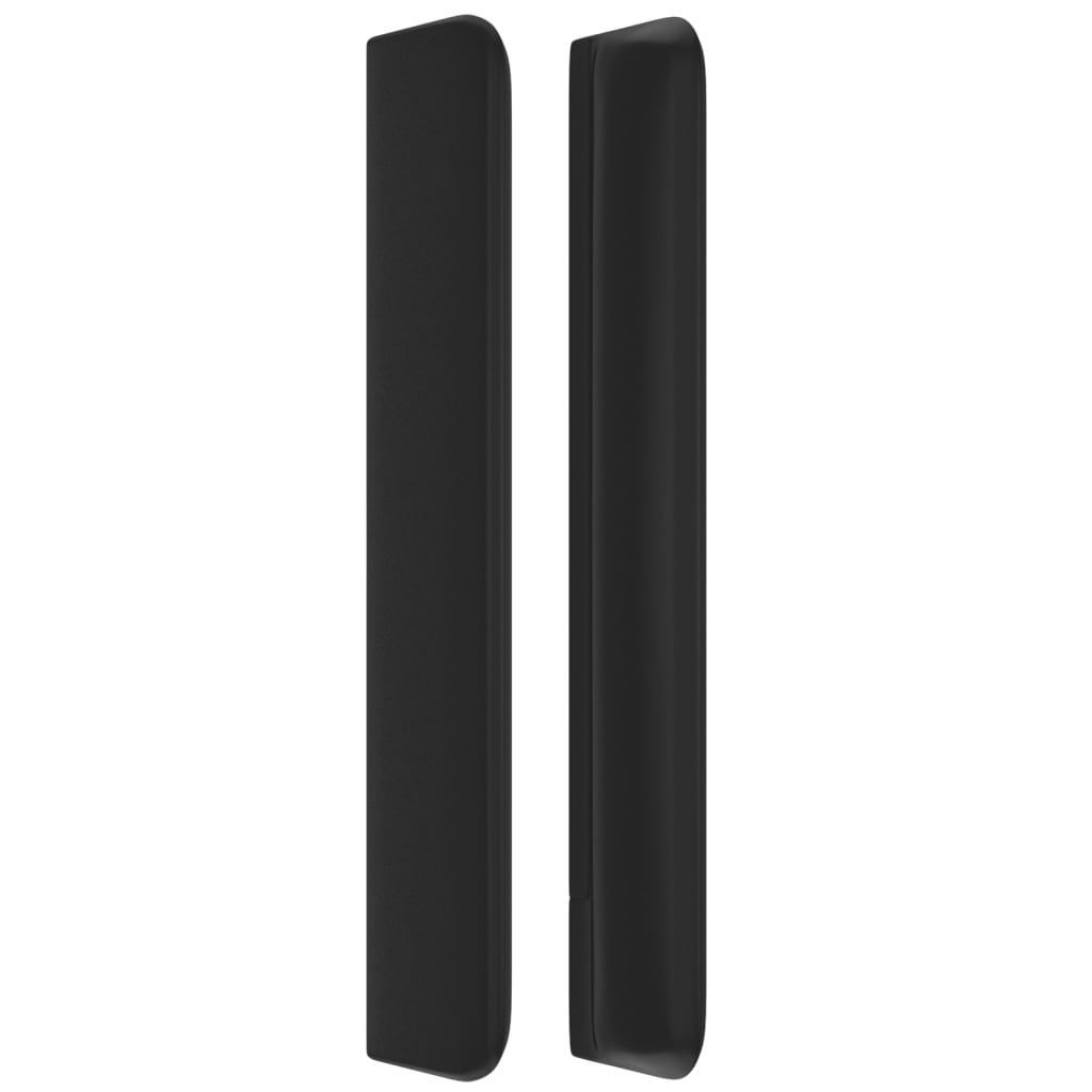 Tête de lit avec oreilles Noir 147x16x118/128 cm Similicuir - XIOS