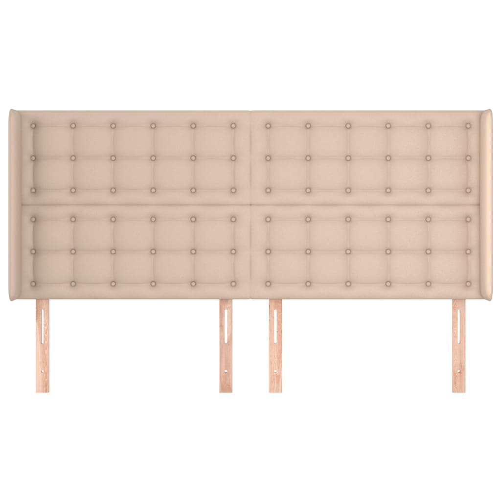 Tête de lit avec oreilles Cappuccino 183x16x118/128 cm - XIOS