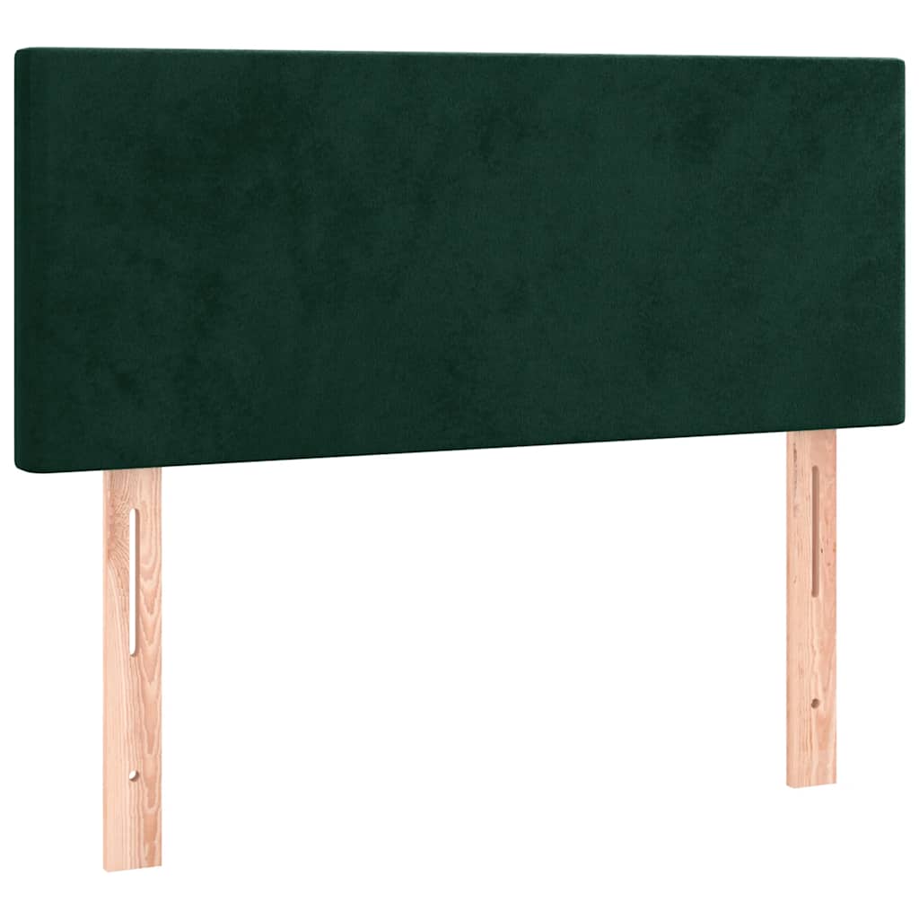 Tête de lit à LED Vert foncé 80x5x78/88 cm Velours - XIOS
