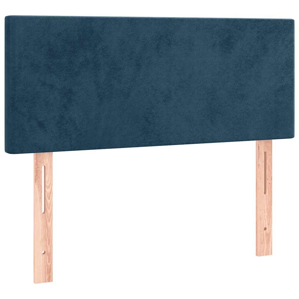 Tête de lit à LED Bleu foncé 100x5x78/88 cm Velours - XIOS