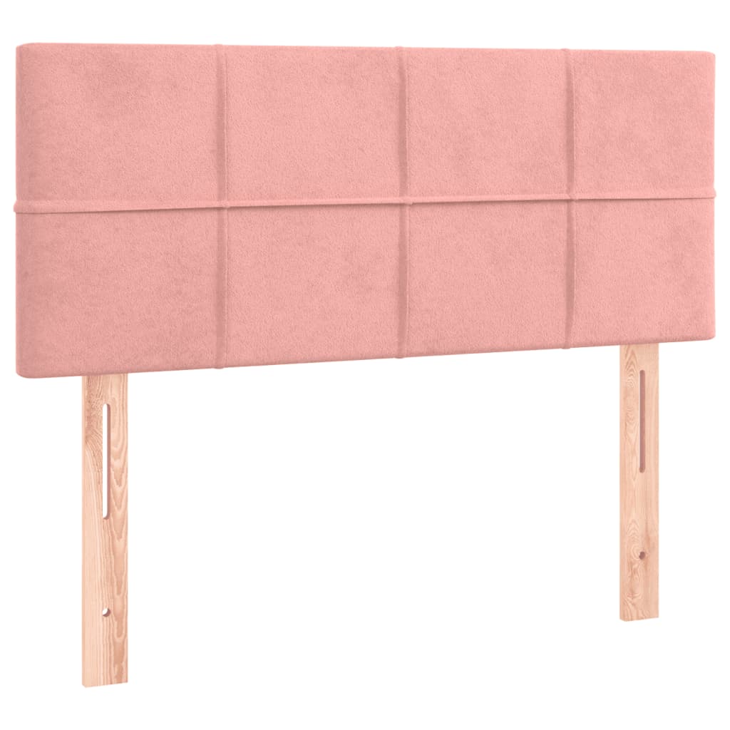 Tête de lit à LED Rose 100x5x78/88 cm Velours - XIOS