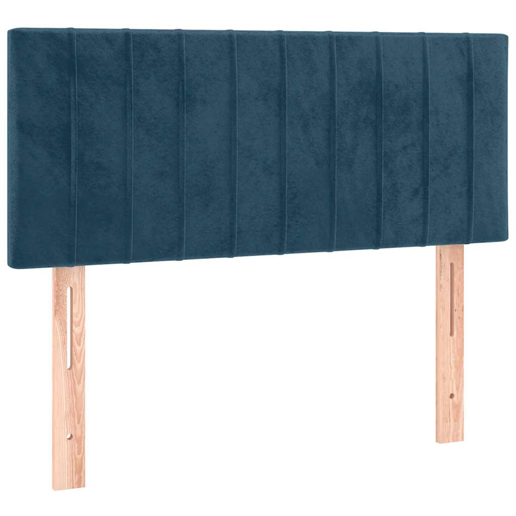 Tête de lit à LED Bleu foncé 90x5x78/88 cm Velours - XIOS