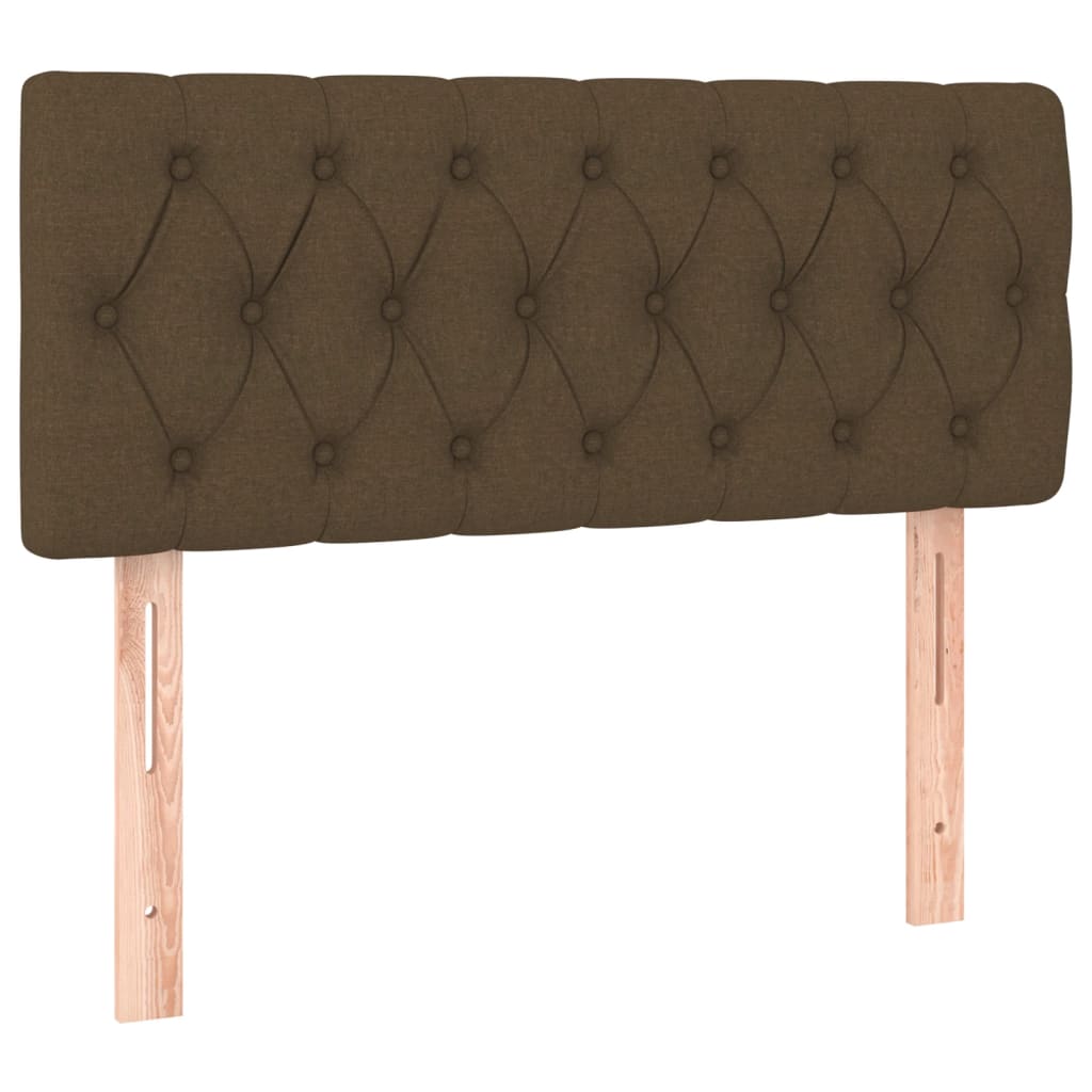 Tête de lit à LED Marron foncé 90x7x78/88 cm Tissu - XIOS