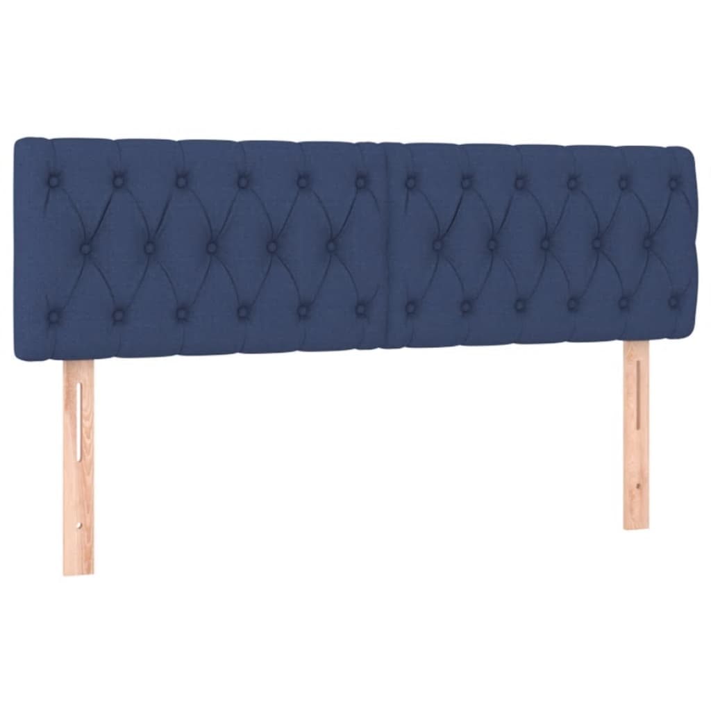 Tête de lit à LED Bleu 160x7x78/88 cm Tissu - XIOS