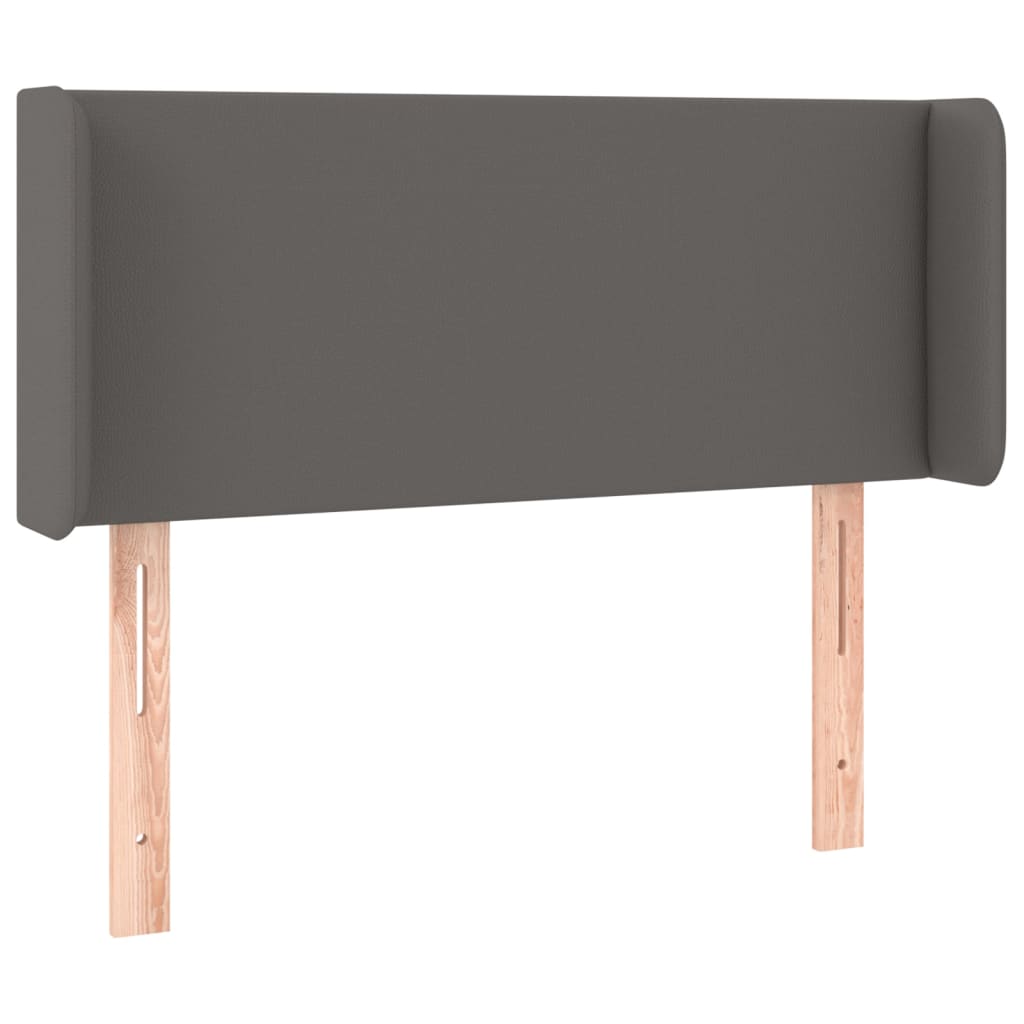 Tête de lit à LED Gris 83x16x78/88 cm Similicuir - XIOS