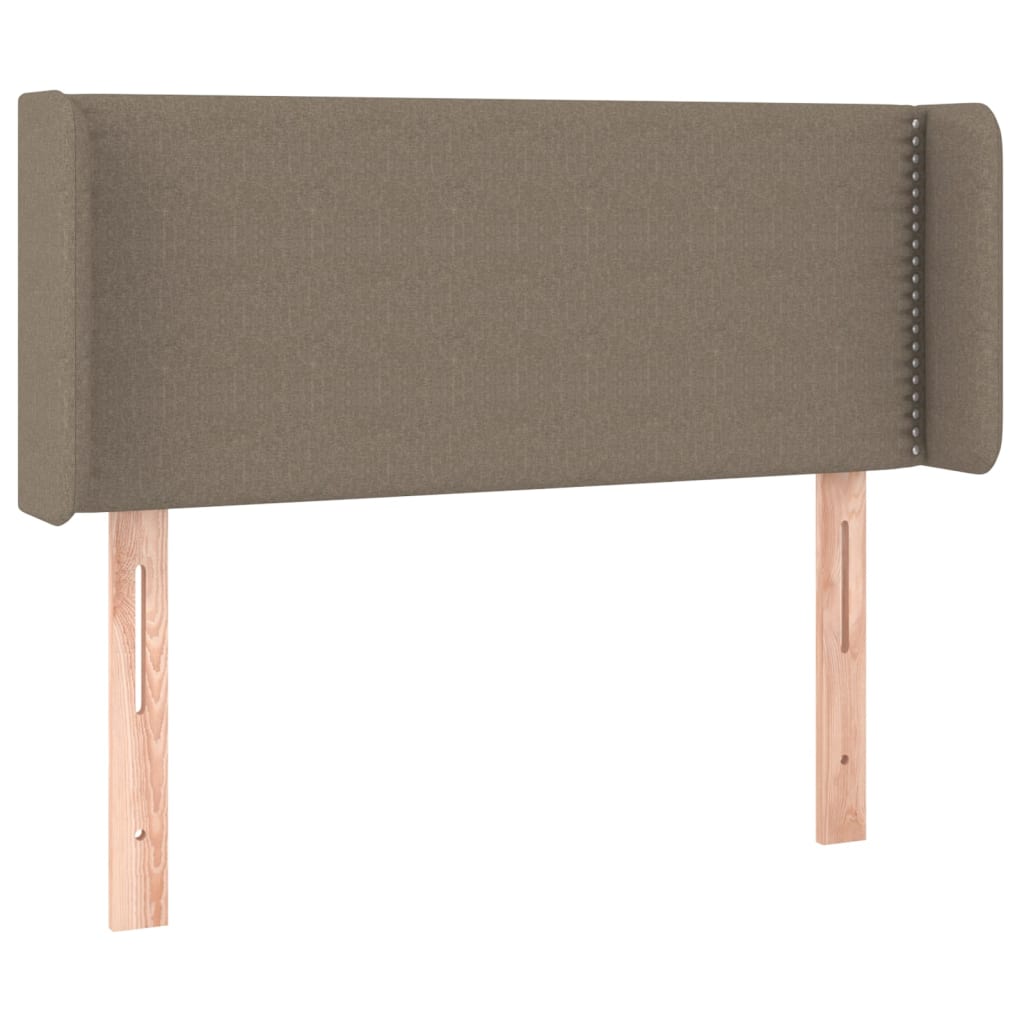 Tête de lit à LED Taupe 93x16x78/88 cm Tissu - XIOS