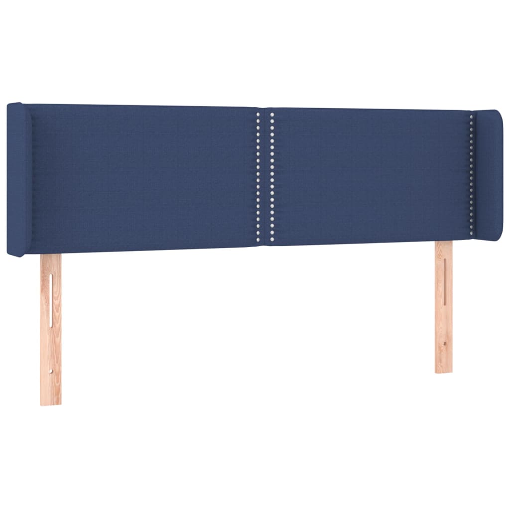 Tête de lit à LED Bleu 147x16x78/88 cm Tissu - XIOS