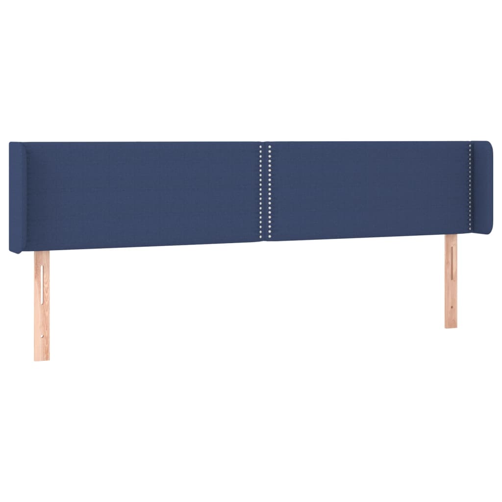 Tête de lit à LED Bleu 183x16x78/88 cm Tissu - XIOS