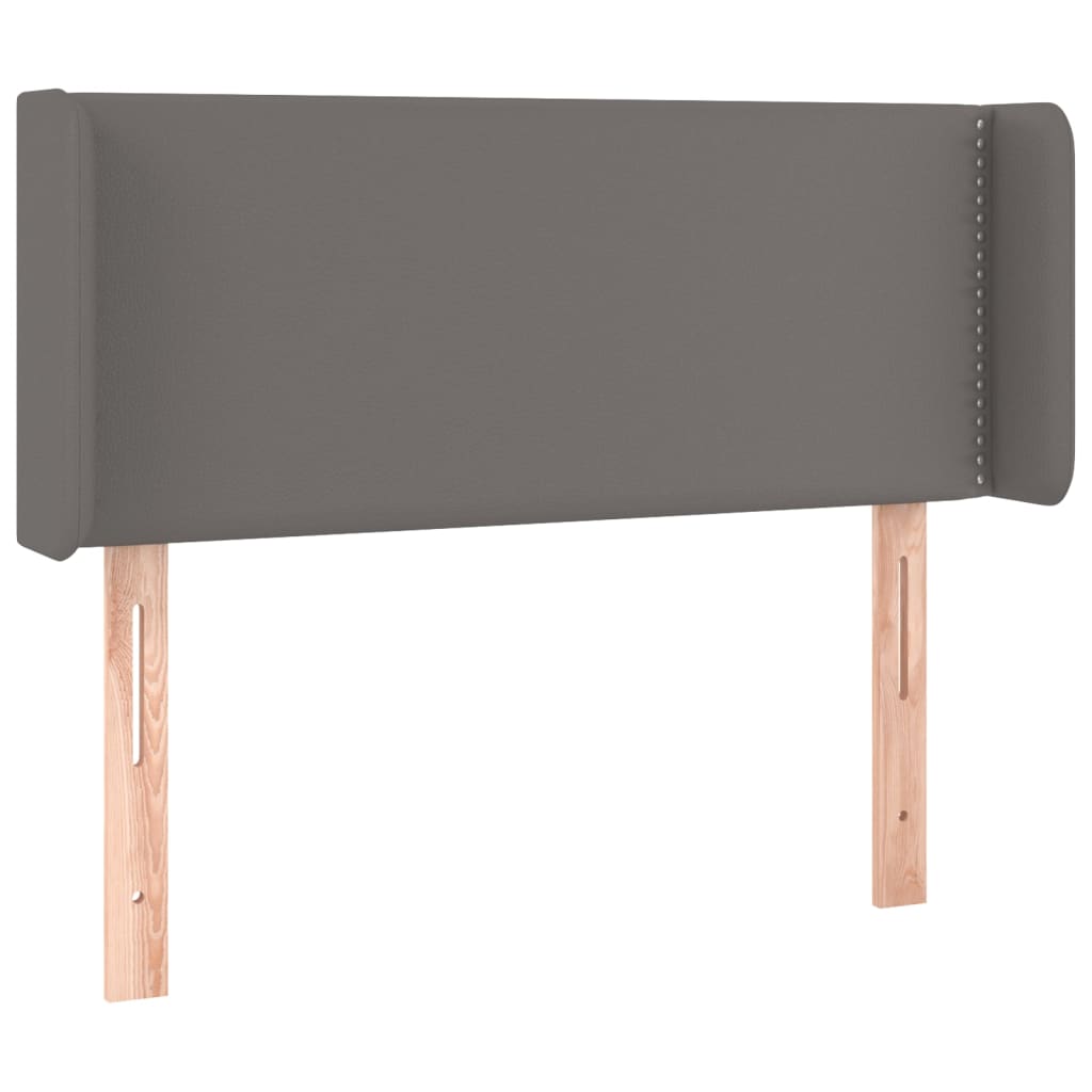 Tête de lit à LED Gris 83x16x78/88 cm Similicuir - XIOS