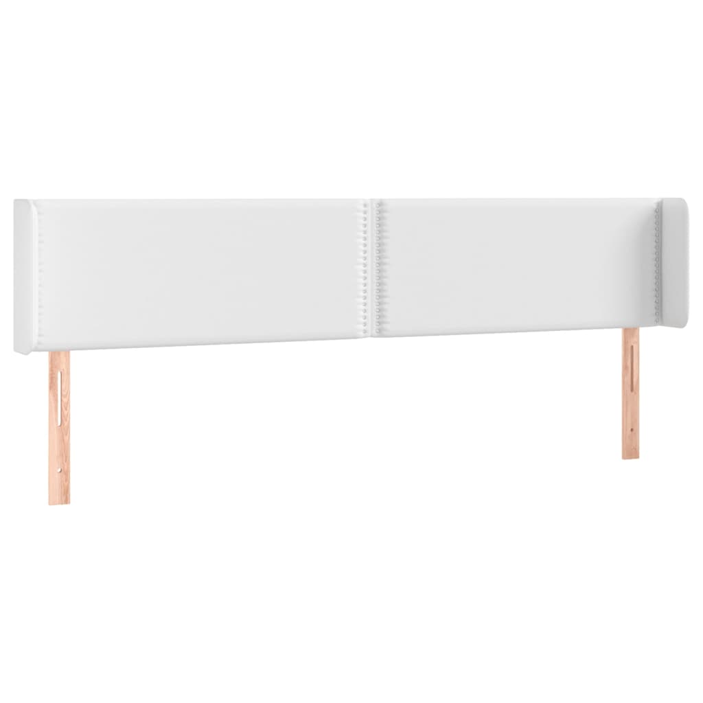 Tête de lit à LED Blanc 203x16x78/88 cm Similicuir - XIOS