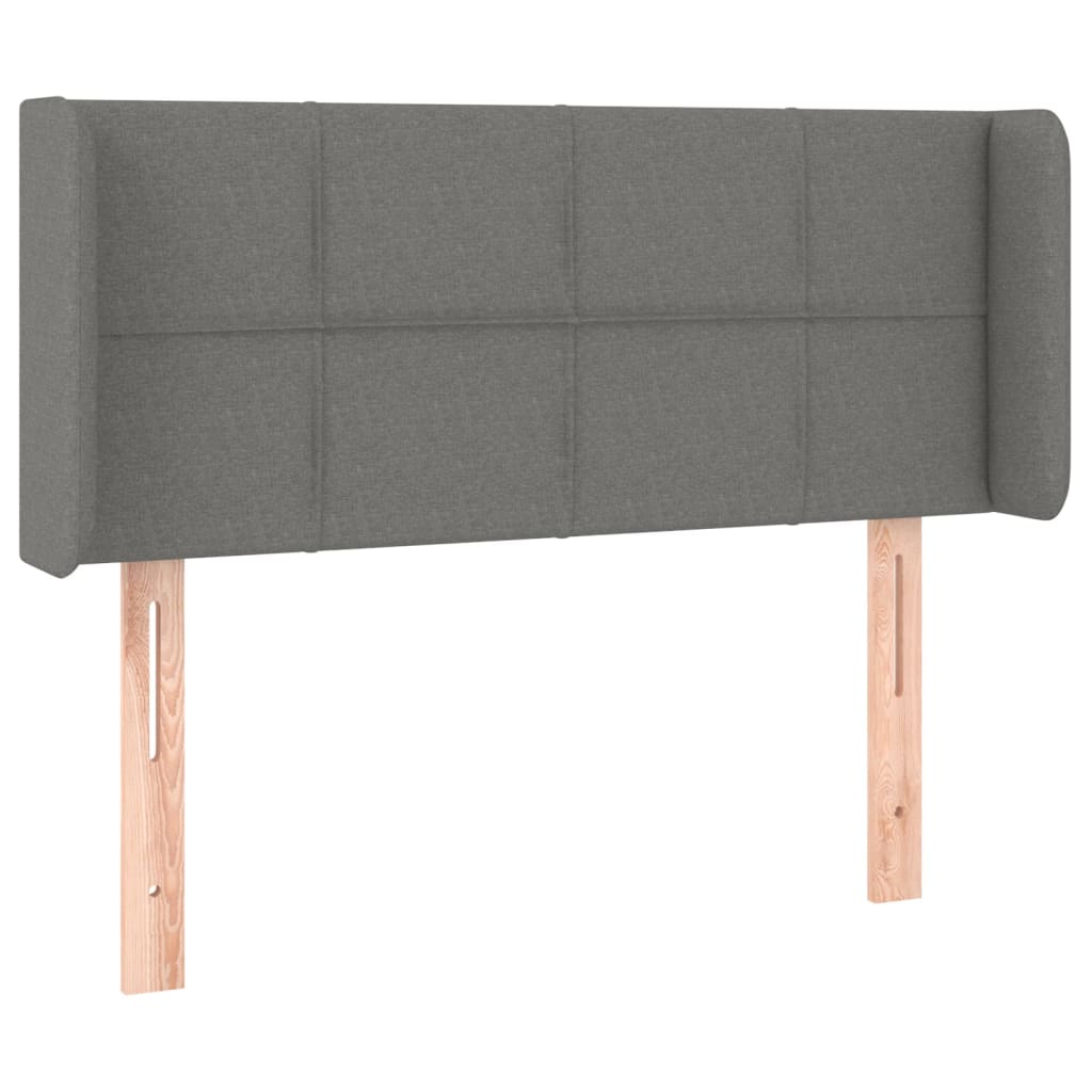 Tête de lit à LED Gris foncé 83x16x78/88 cm Tissu - XIOS