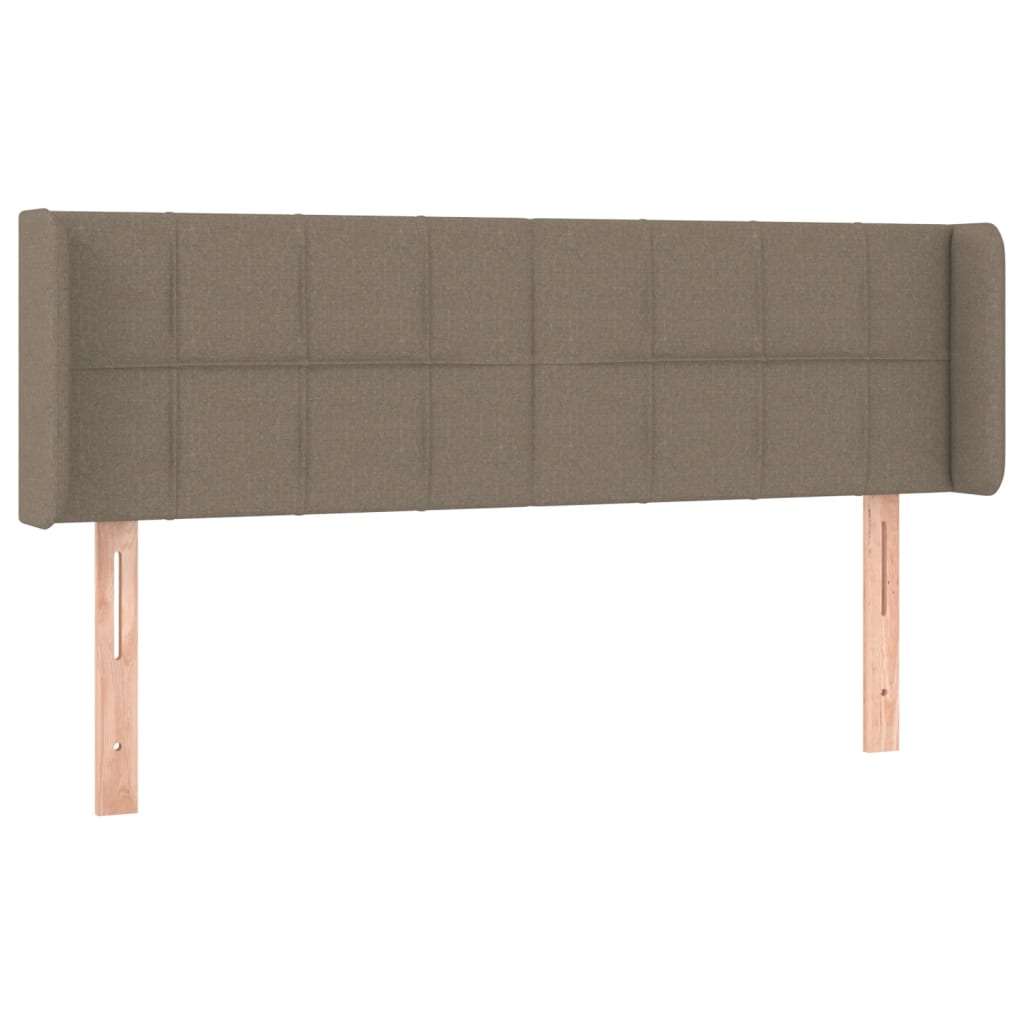 Tête de lit à LED Taupe 147x16x78/88 cm Tissu - XIOS