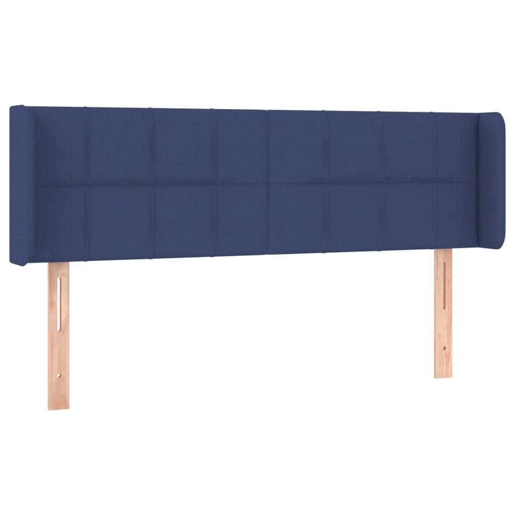 Tête de lit à LED Bleu 147x16x78/88 cm Tissu - XIOS