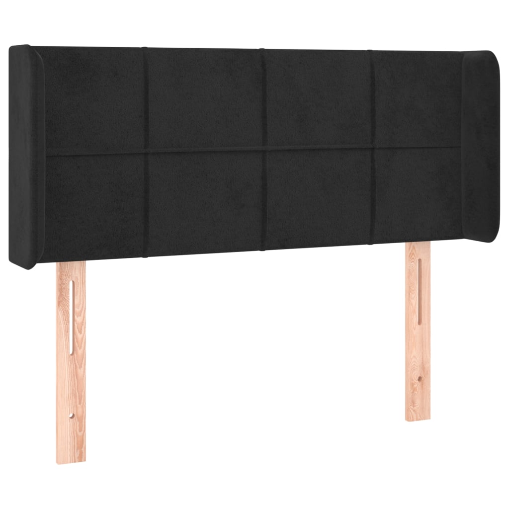 Tête de lit à LED Noir 93x16x78/88 cm Velours - XIOS