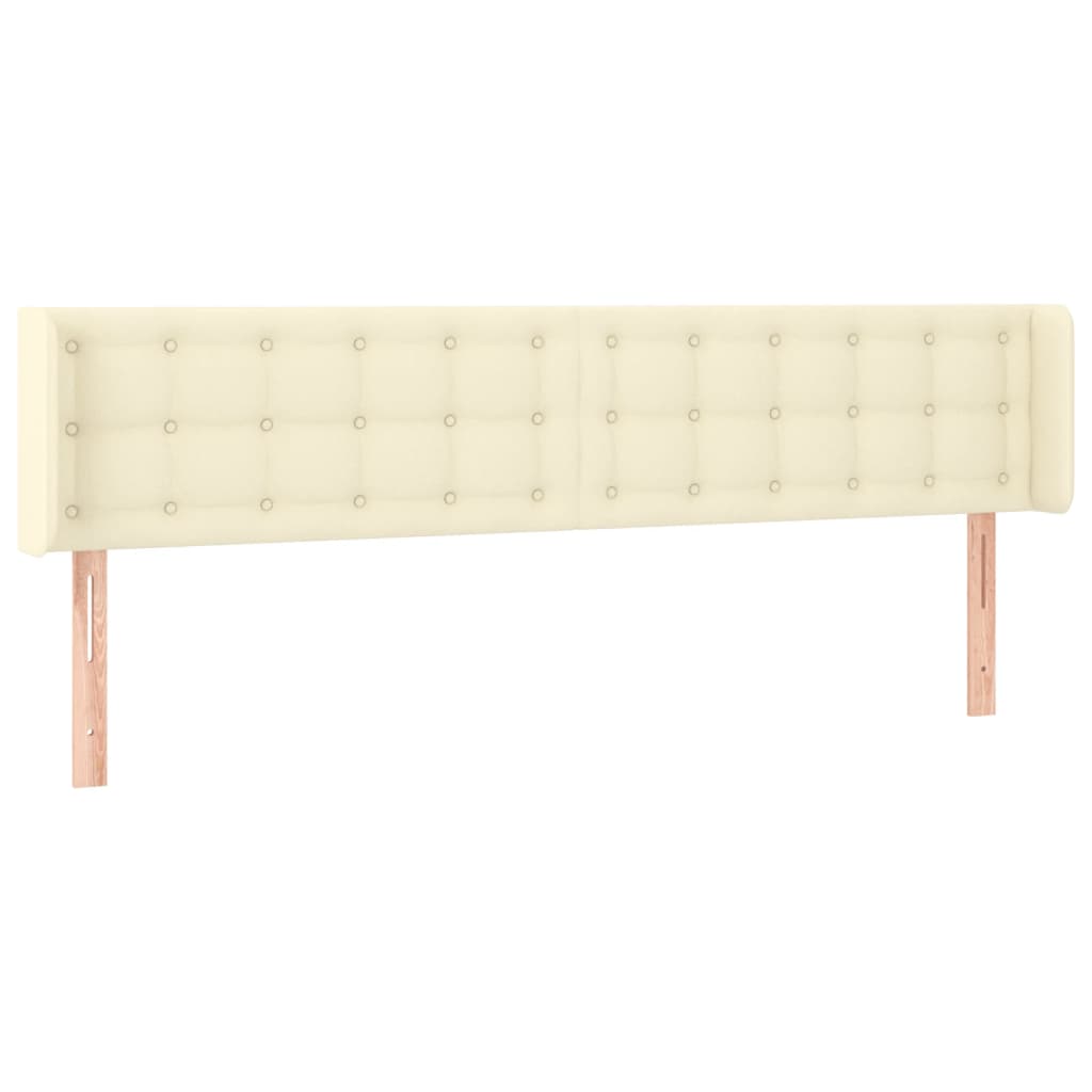 Tête de lit à LED Crème 163x16x78/88 cm Similicuir - XIOS