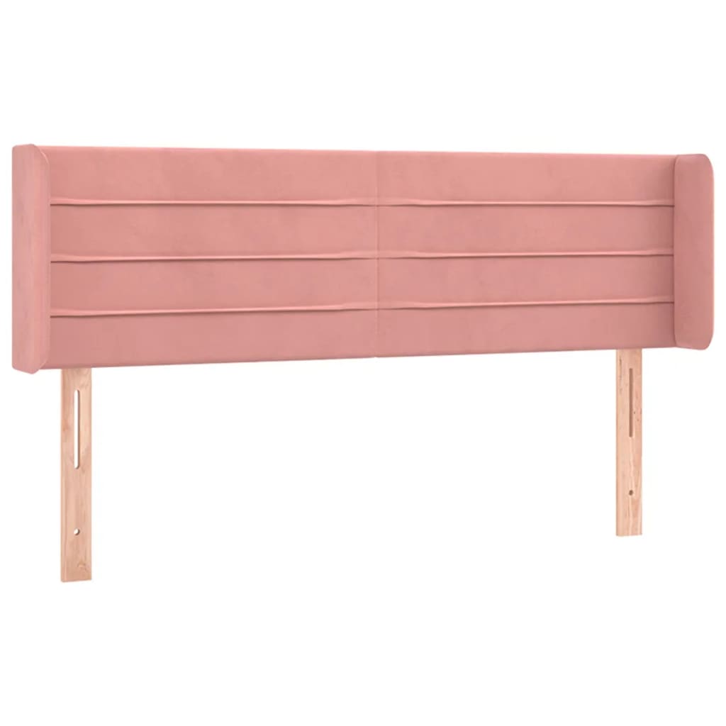 Tête de lit à LED Rose 147x16x78/88 cm Velours - XIOS