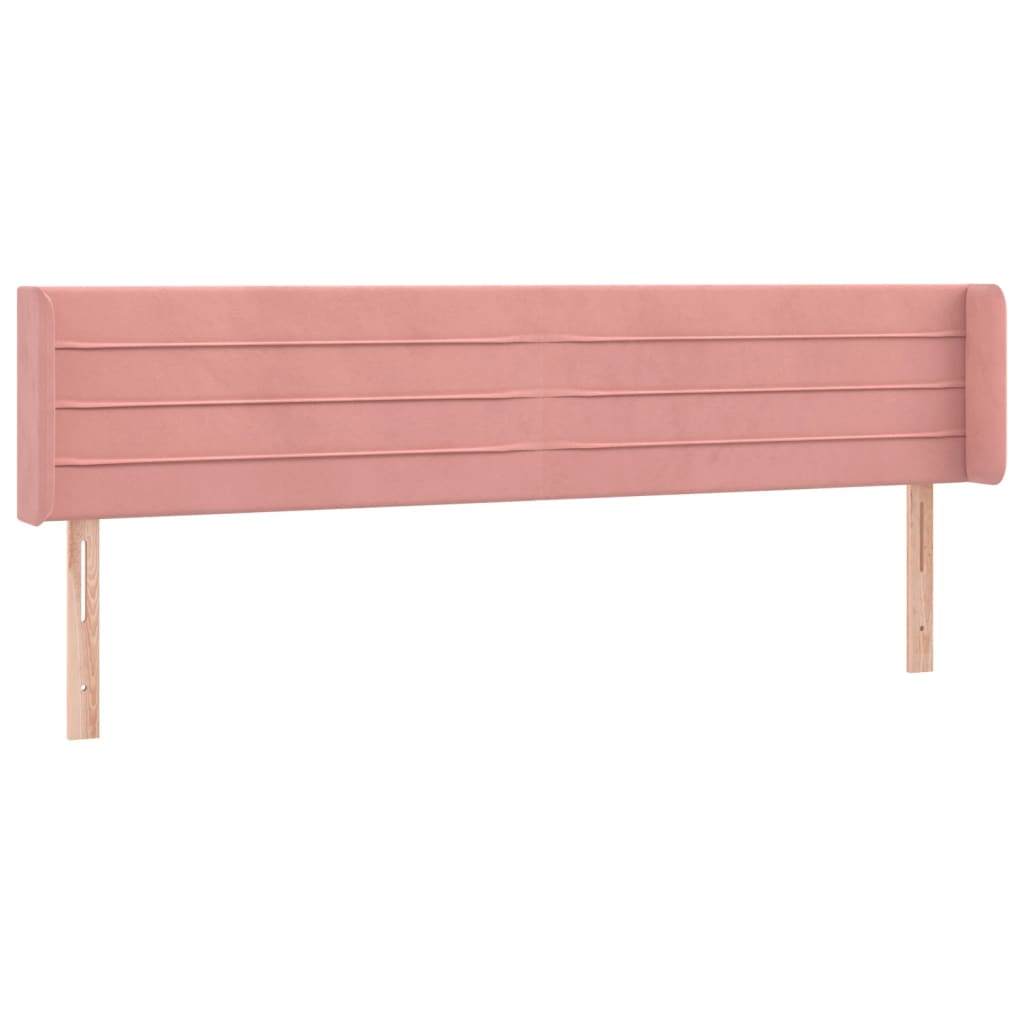 Tête de lit à LED Rose 163x16x78/88 cm Velours - XIOS