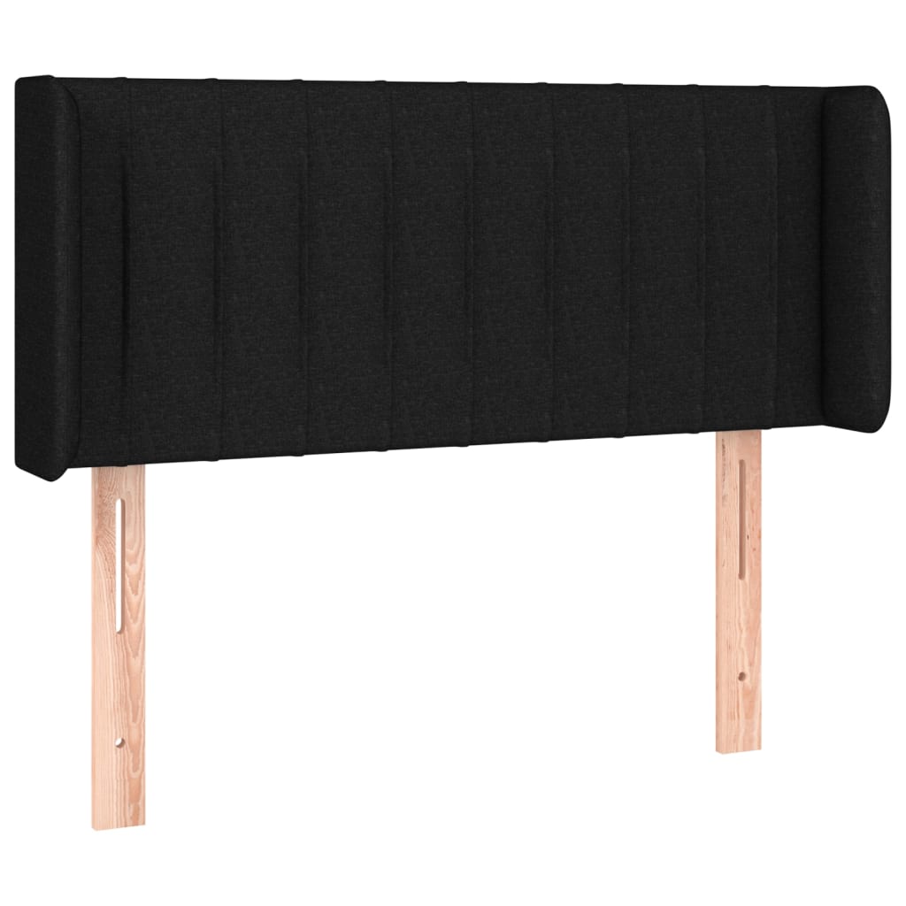 Tête de lit à LED Noir 83x16x78/88 cm Tissu - XIOS