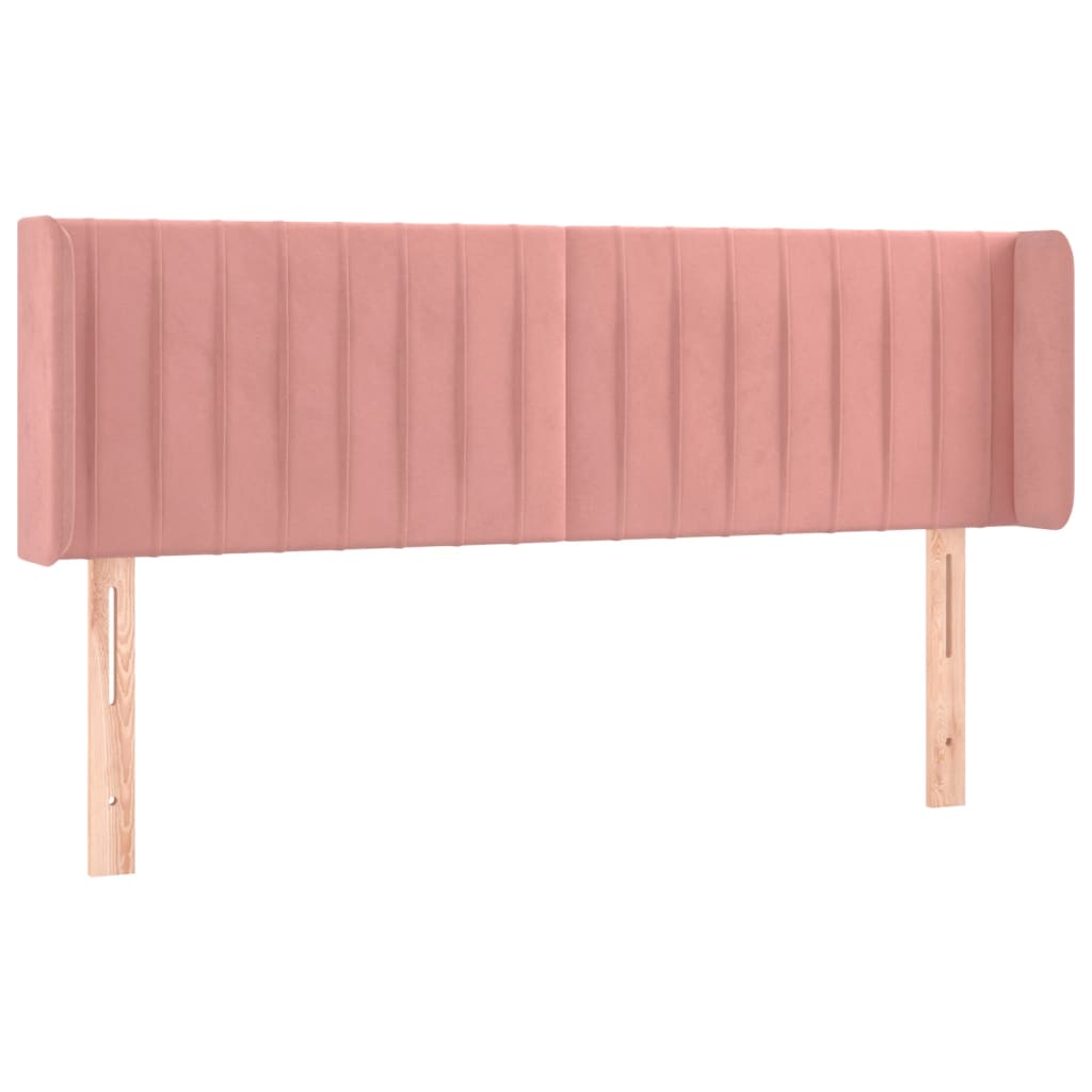 Tête de lit à LED Rose 147x16x78/88 cm Velours - XIOS