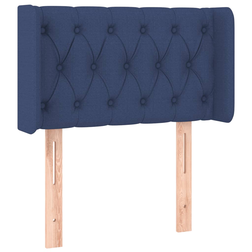 Tête de lit à LED Bleu 83x16x78/88 cm Tissu - XIOS