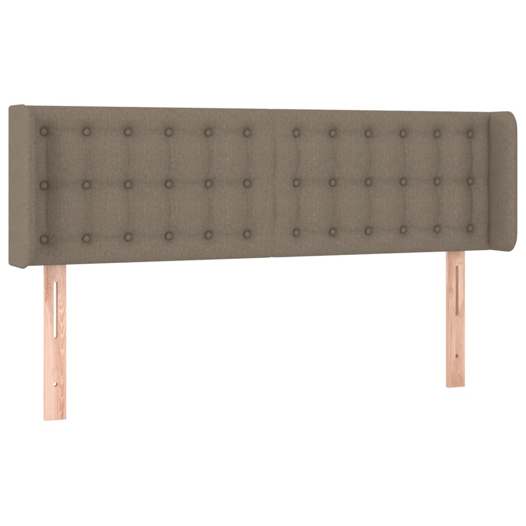 Tête de lit à LED Taupe 147x16x78/88 cm Tissu - XIOS