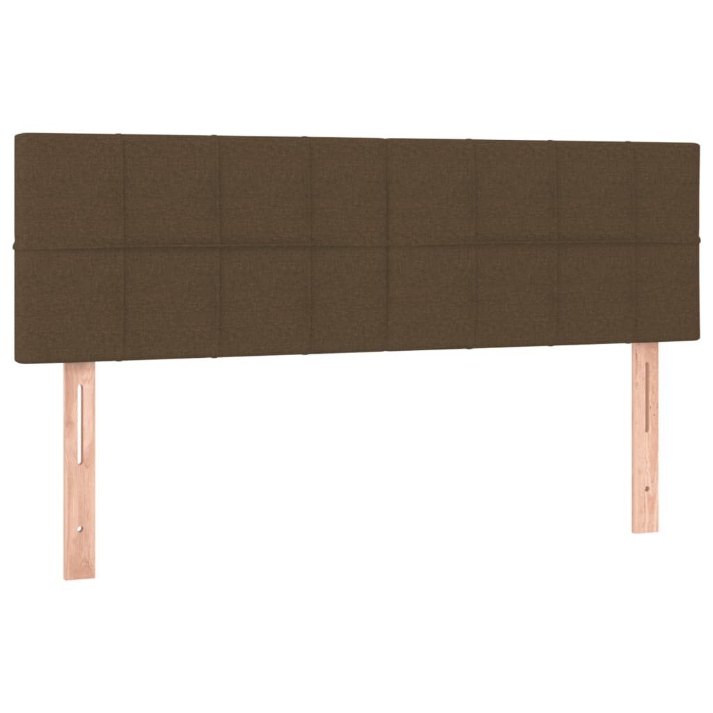 Sommier à lattes de lit avec matelas Marron foncé 140x190 cm - XIOS