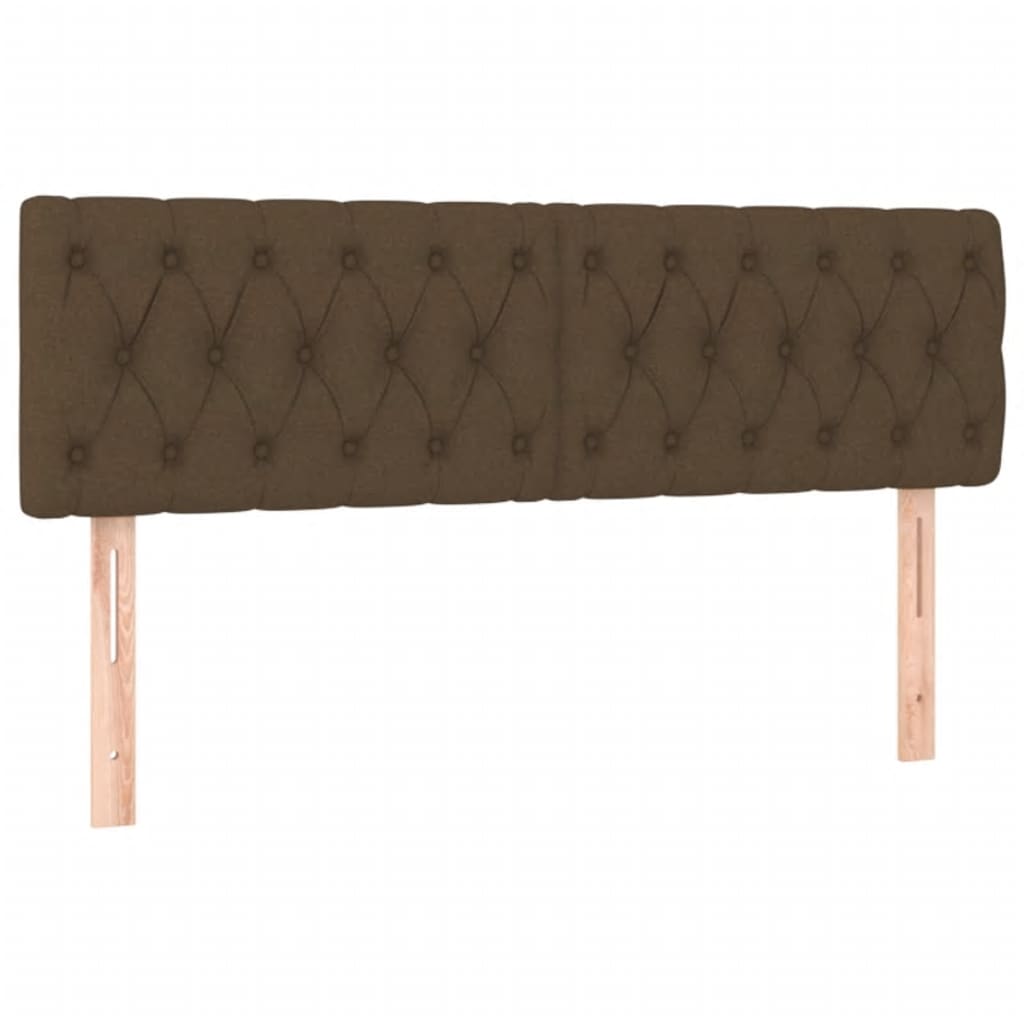 Sommier à lattes de lit avec matelas Marron foncé 140x190 cm - XIOS