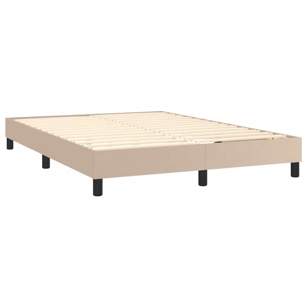 Sommier à lattes de lit avec matelas Cappuccino 140x190 cm - XIOS