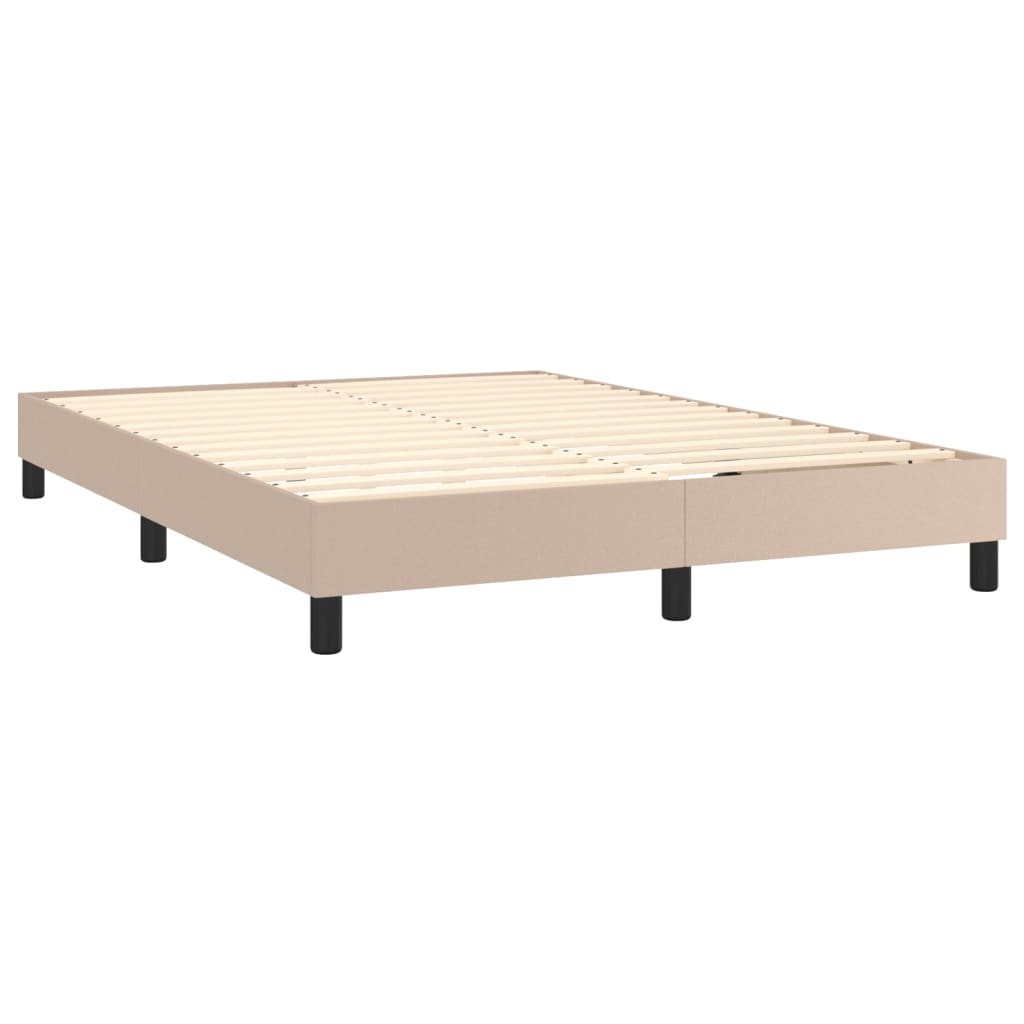 Sommier à lattes de lit avec matelas Cappuccino 140x200 cm - XIOS