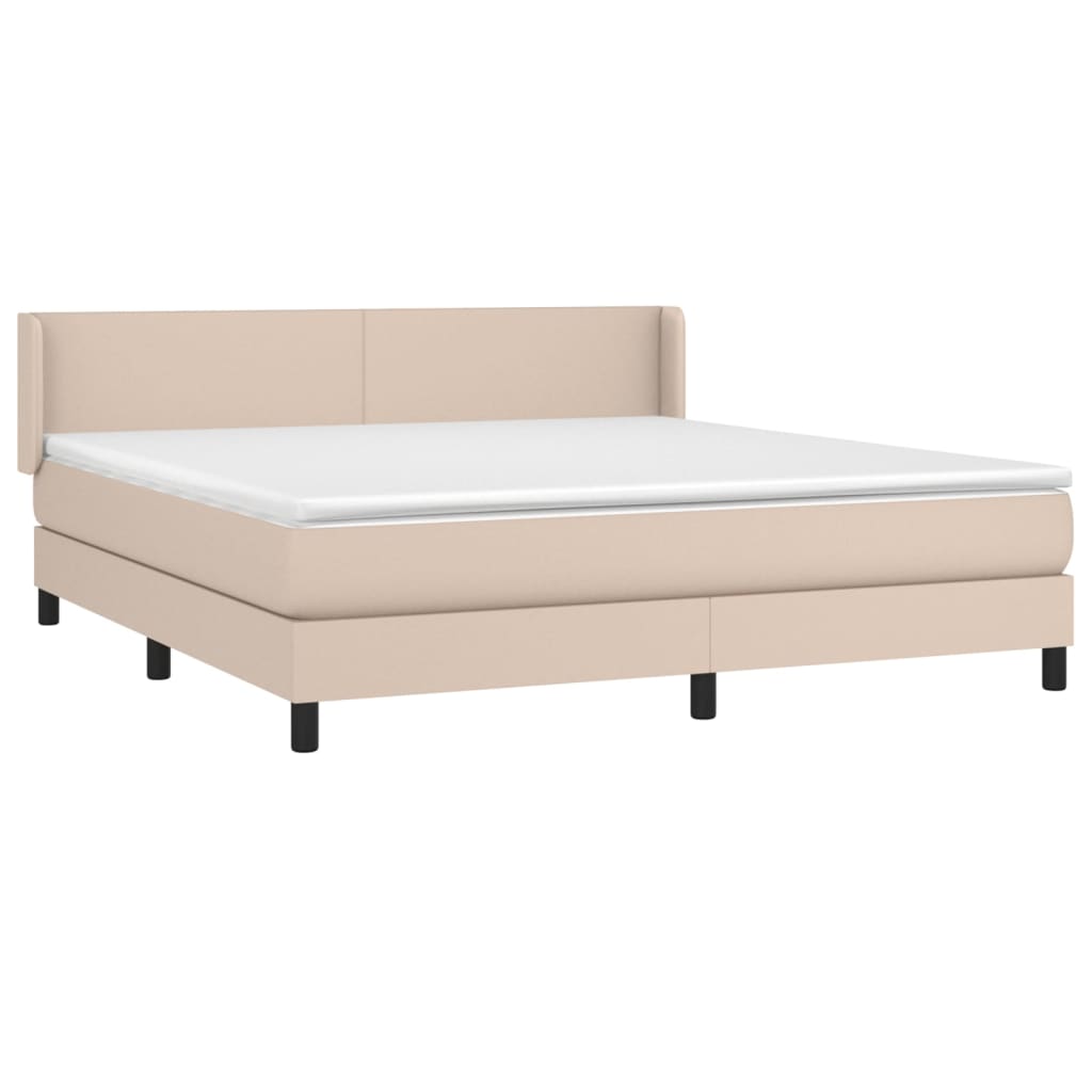 Sommier à lattes de lit avec matelas Cappuccino 180x200 cm - XIOS