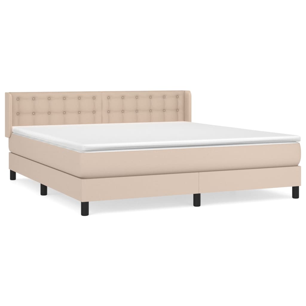 Sommier à lattes de lit avec matelas Cappuccino 160x200 cm - XIOS