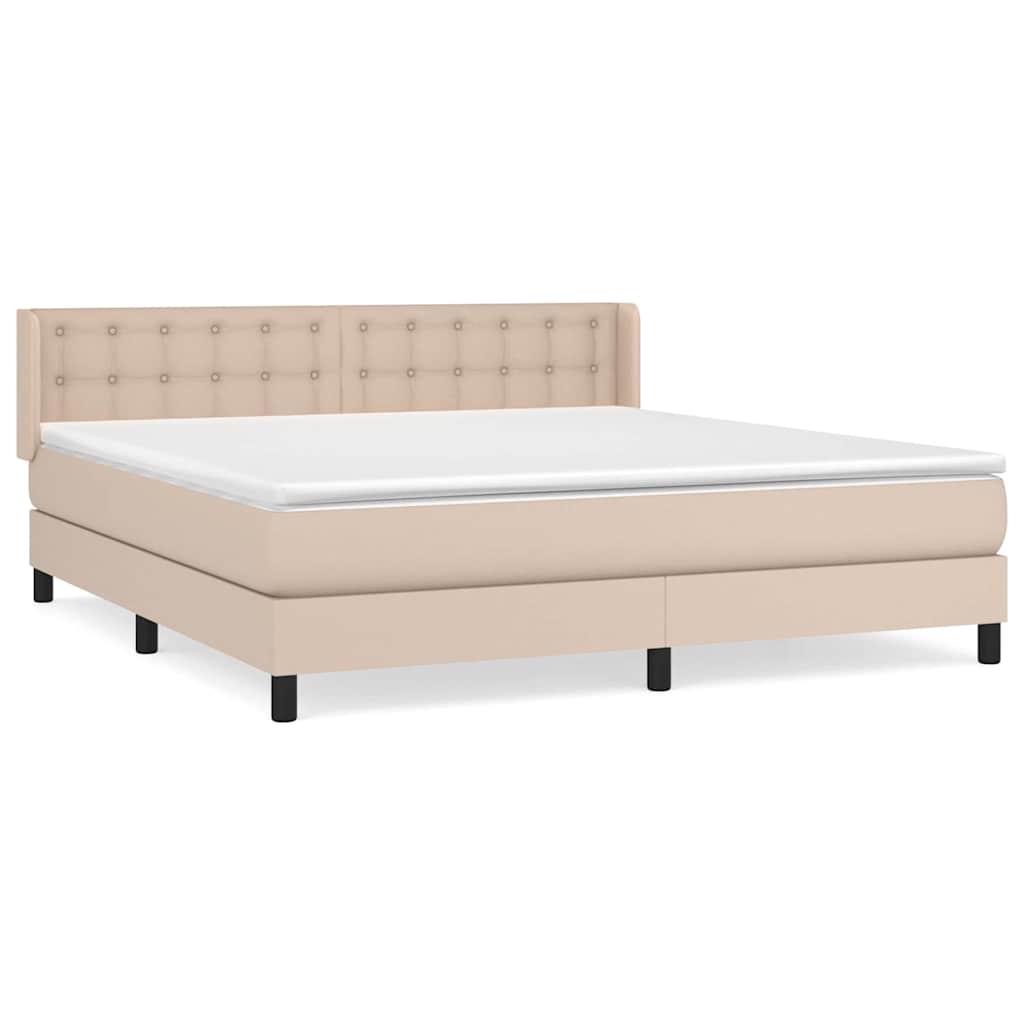Sommier à lattes de lit avec matelas Cappuccino 160x200 cm - XIOS