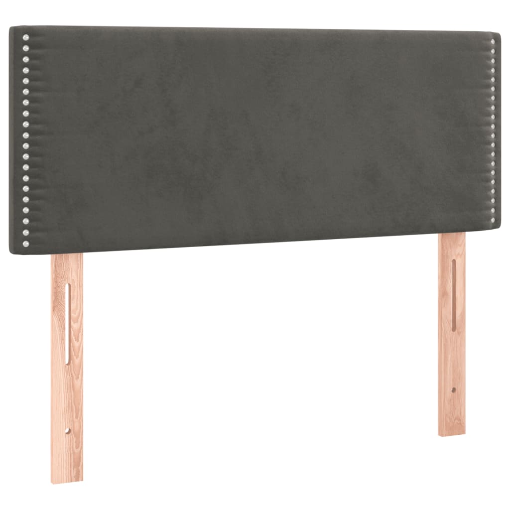 Sommier à lattes de lit avec matelas Gris foncé 100x200 cm - XIOS
